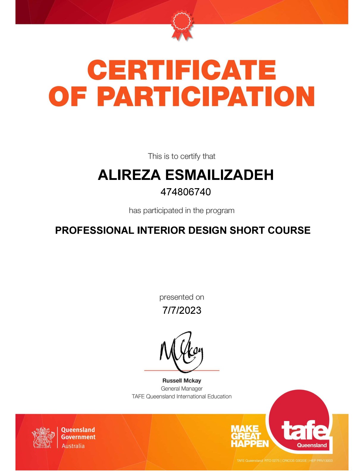 Professional Interior Design Short Course