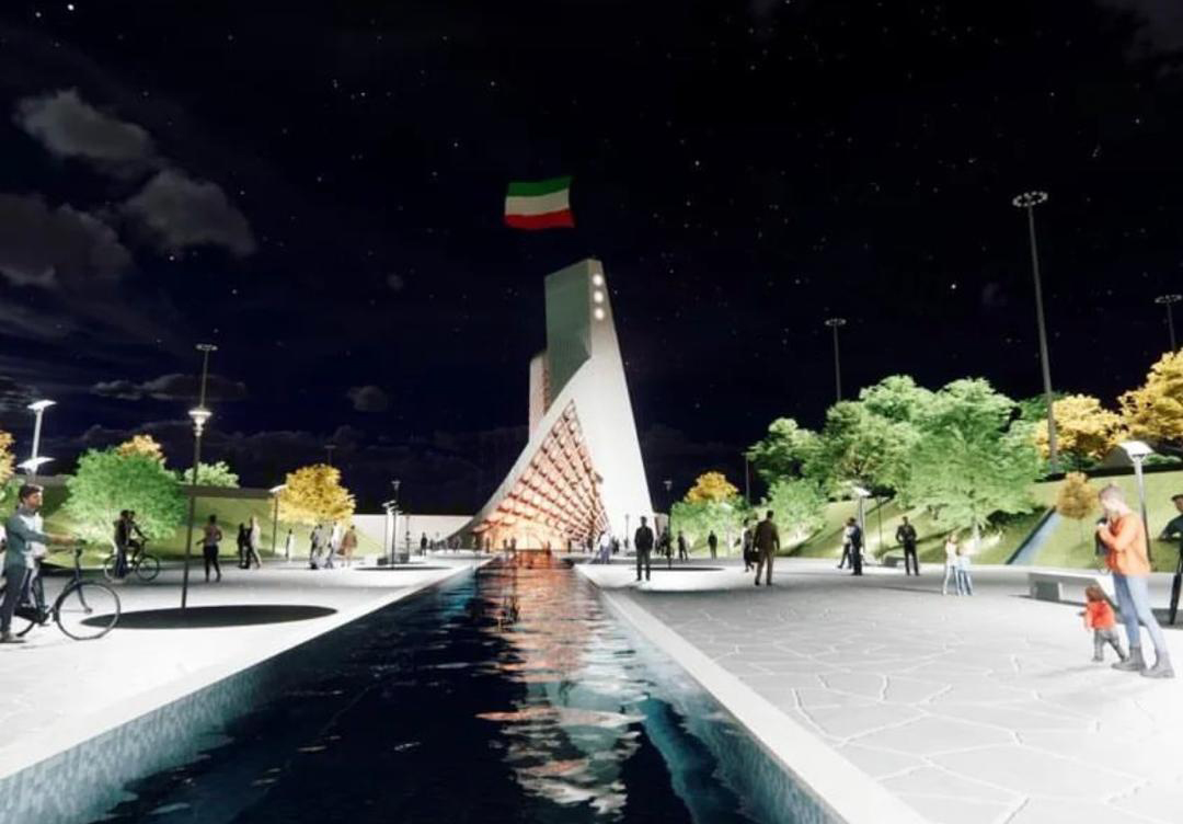 Design of the 22 Bahman Squrare and LandMark in Rafsanjan